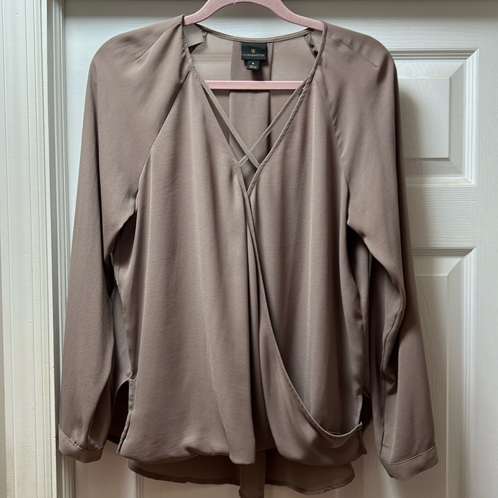 long sleeve dress top